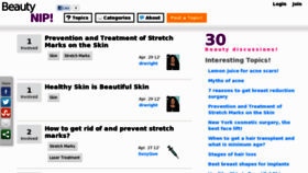 What Beautynip.com website looked like in 2012 (11 years ago)