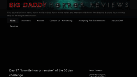 What Bigdaddyhorrorreviews.com website looked like in 2011 (13 years ago)