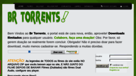 What Brtorrents.com.br website looked like in 2012 (11 years ago)