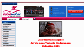 What Babysmobile.de website looked like in 2012 (11 years ago)