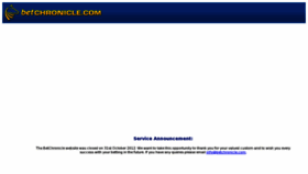 What Betchronicle.com website looked like in 2012 (11 years ago)
