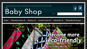 What Babyshopmagazine.com website looked like in 2012 (11 years ago)