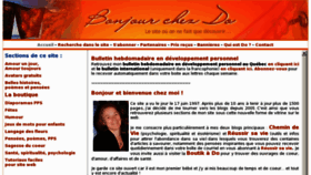 What Bonjourchezdo.com website looked like in 2012 (11 years ago)