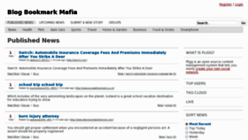 What Blogmafia.com website looked like in 2013 (11 years ago)