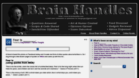 What Brainhandles.com website looked like in 2013 (11 years ago)