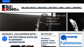 What Bluerosso.it website looked like in 2013 (11 years ago)
