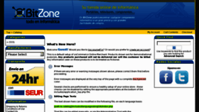 What Bitzone.es website looked like in 2013 (11 years ago)