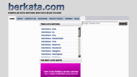 What Berkata.com website looked like in 2013 (11 years ago)