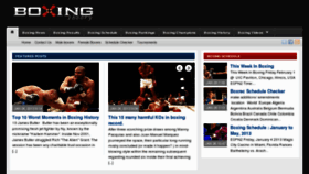 What Boxingtheory.com website looked like in 2013 (11 years ago)