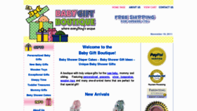What Babygiftboutique.com website looked like in 2013 (11 years ago)