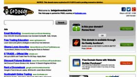 What Belajarinvestasi.info website looked like in 2013 (11 years ago)