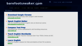 What Barefootsneaker.com website looked like in 2013 (11 years ago)