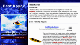 What Bestkayak.org website looked like in 2013 (11 years ago)