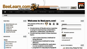 What Beelearn.com website looked like in 2013 (11 years ago)