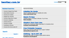 What Benitez.com.br website looked like in 2013 (11 years ago)