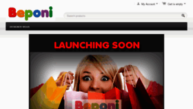 What Beponi.com website looked like in 2013 (11 years ago)