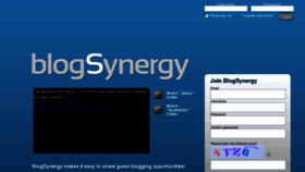 What Blogsynergy.com website looked like in 2013 (11 years ago)