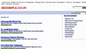What Beesimple.co.uk website looked like in 2013 (11 years ago)