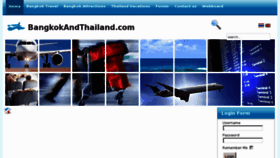 What Bangkokandthailand.com website looked like in 2013 (11 years ago)