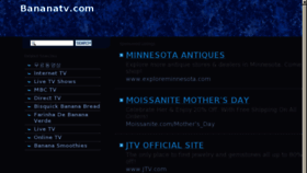 What Bananatv.com website looked like in 2013 (11 years ago)