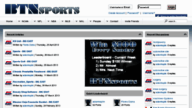 What Btnsports.com website looked like in 2013 (11 years ago)