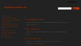 What Bauphysik-flohrer.de website looked like in 2013 (11 years ago)