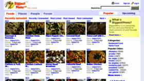 What Biggestmenu.com website looked like in 2013 (10 years ago)