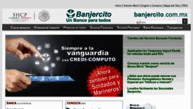 What Banjercito.com website looked like in 2013 (11 years ago)