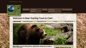 What Bear-club.com website looked like in 2013 (11 years ago)