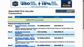What Bakersfieldoilfieldjobs.com website looked like in 2013 (10 years ago)