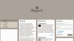 What Bloggar.is website looked like in 2013 (10 years ago)