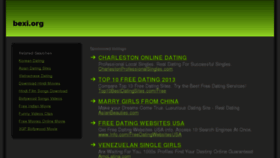 What Bexi.org website looked like in 2013 (12 years ago)