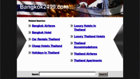 What Bangkok2499.com website looked like in 2013 (10 years ago)