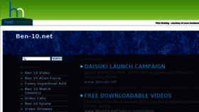 What Ben-10.net website looked like in 2013 (10 years ago)