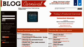 What Blogcarnival.com website looked like in 2013 (10 years ago)