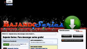 What Bajandoseries.com website looked like in 2013 (10 years ago)