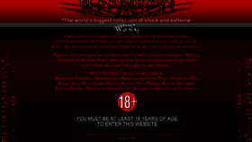 What Bloodshows.com website looked like in 2013 (10 years ago)