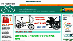 What Buybuybicycles.com website looked like in 2013 (10 years ago)