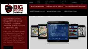 What Bigmouthadvertising.com website looked like in 2013 (10 years ago)