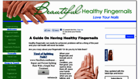 What Beautiful-healthy-fingernails.com website looked like in 2013 (10 years ago)