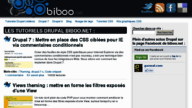 What Biboo.net website looked like in 2013 (10 years ago)