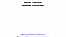 What Bateriafina.biz website looked like in 2013 (10 years ago)