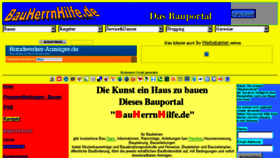 What Bauherrnhilfe.de website looked like in 2013 (10 years ago)