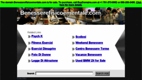 What Benesserefisicoementale.com website looked like in 2013 (10 years ago)