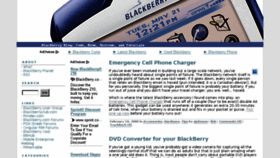 What Blackberryblog.com website looked like in 2013 (10 years ago)