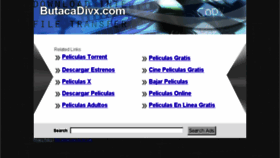 What Butacadivx.com website looked like in 2013 (10 years ago)