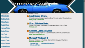 What Betterscape.com website looked like in 2013 (10 years ago)