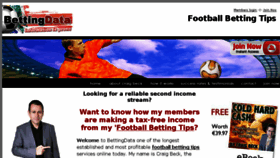 What Bettingdata.co.uk website looked like in 2013 (10 years ago)