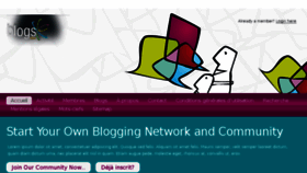 What Blog-de-com.com website looked like in 2013 (10 years ago)