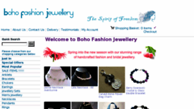 What Bohofashionjewellery.co.uk website looked like in 2013 (10 years ago)